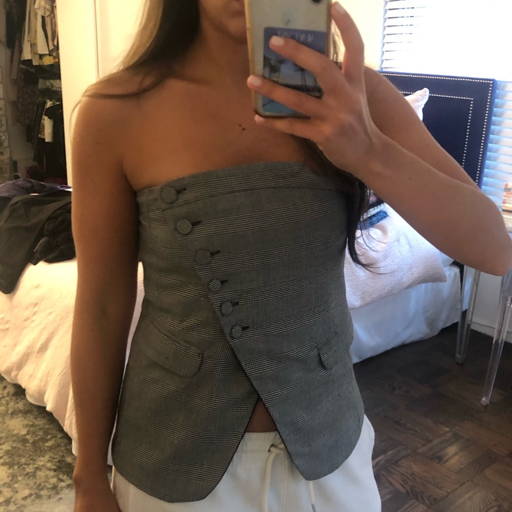 Zara Strapless Top